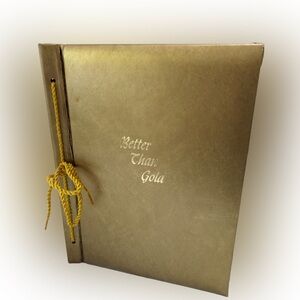 Vintage Better Than Gold - Poem Book by Clinton T. Howell (1972).